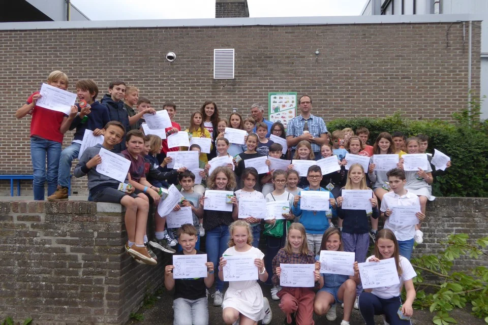 IJverige compostkids krijgen diploma